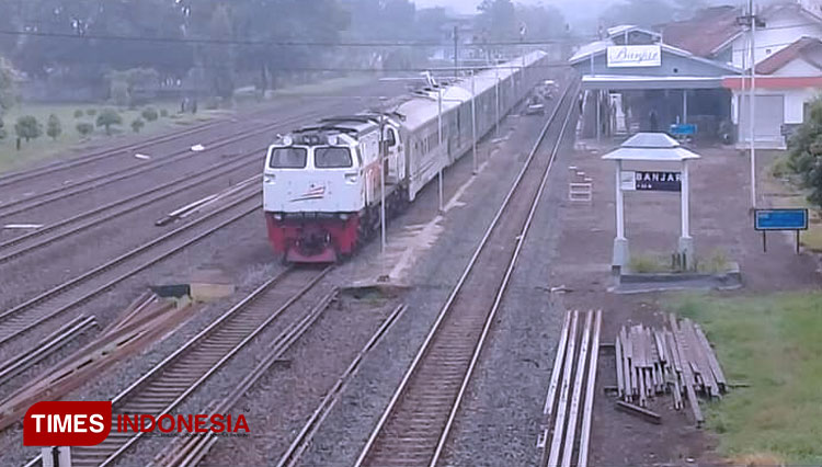 Penampakan Stasiun Kereta Kota Banjar (FOTO: Susi /TIMES Indonesia)