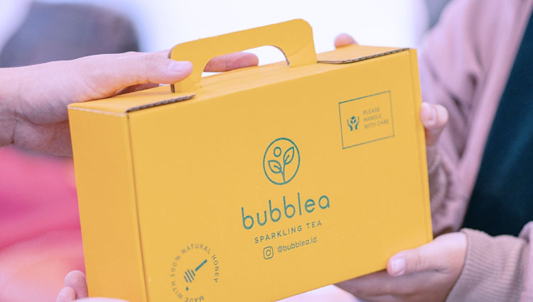 Segarnya Bubblea.id, Minuman Sparkling Tea Produksi Arek Surabaya