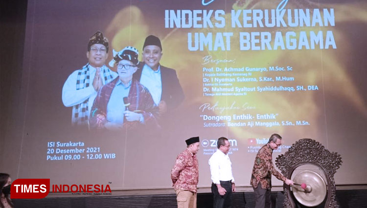 Kemenag RI Launching Indeks Kerukunan Umat Beragama 2021, Ini 4 Gagasan ...