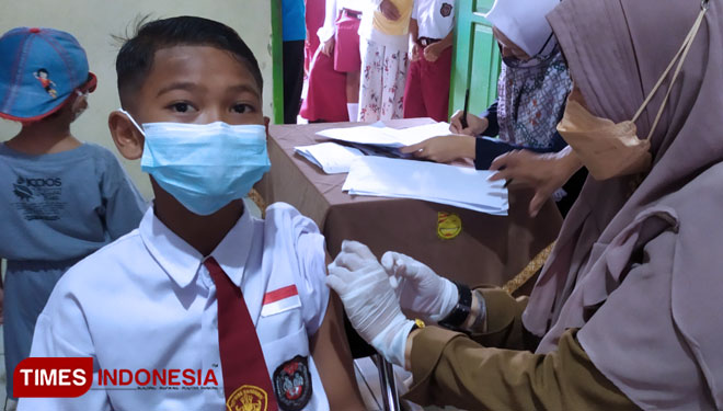 Vaksinasi Anak (FOTO: Dok TIMES Indoensia)