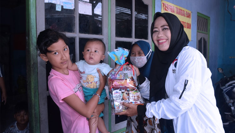 Partai Gelora Jateng Blusukan ke Rumah Warga Demi Cegah Stunting