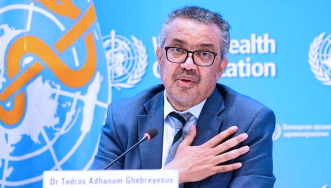 Kepala Organisasi Kesehatan Dunia (WHO), Tedros Adhanom Ghebreyesus (foto: Dokumen/WHO)