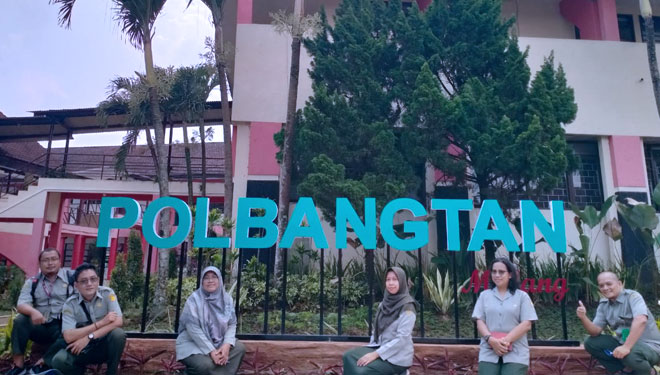 Kunjungan dari Balai Besar Veteriner Wates Yogyakarta di Polbangtan Malang, Kamis (23/12/2021). (Foto: Polbangtan Malang)