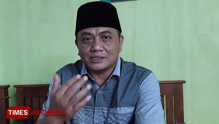 Anggota DPRD Kabupaten Pacitan, Wahyu Pujiono saat mengatakan soal empon-empon di Pacitan melimpah (FOTO: Rojihan/TIMES Indonesia)