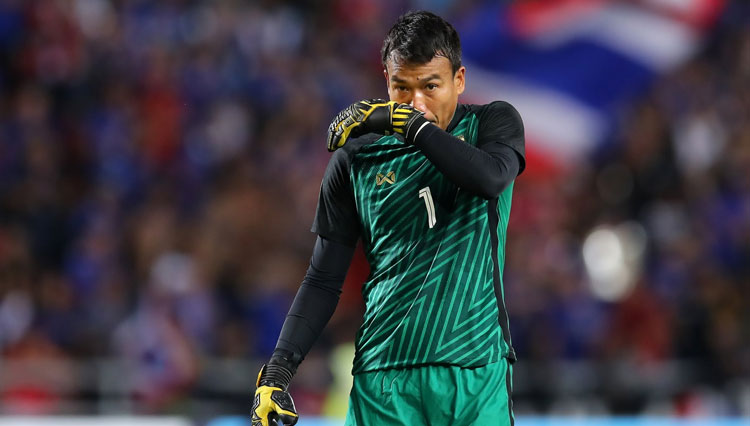 Chatchai Bootprom ditarik keluar karena mengalami cedera. (FOTO: Teck Lim/Getty Images)