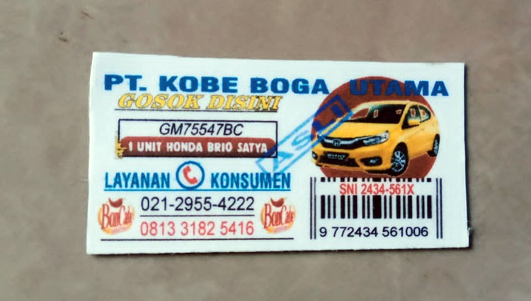 Penipuan Gebyar Boncabe a