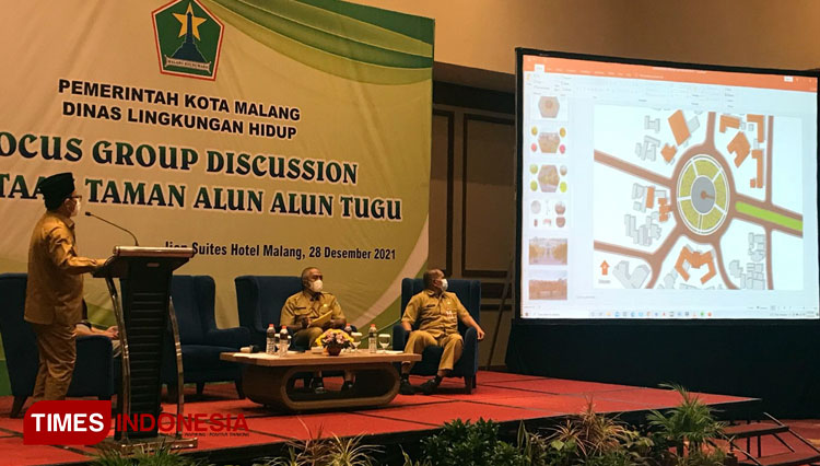 Pagar Alun-Alun Tugu Malang Bakal Dihilangkan, Diganti Jogging Track
