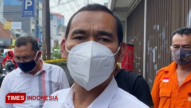 Kasatreskrim Polrestabes Bandung AKBP Rudi Tri Handoyo. (Foto: Arif/TIMES Indonesia)