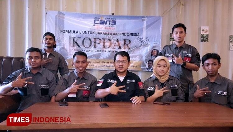 Komunitas Fans Formula E (FEE) di Jakarta. (FOTO: FEE for TIMES Indonesia)