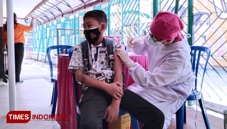 Capai 41,3 Persen, Vaksinasi Anak 6-11 Tahun di Kota Malang Dipastikan Aman dan Lancar