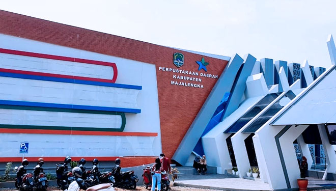 Gedung Perpustakaan Daerah Kabupaten Majalengka. (Foto: dok TIMES Indonesia)