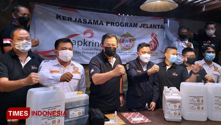 Atasi Limbah Minyak Jelantah, Karang Taruna Kota Surabaya Gandeng Apkrindo Jatim