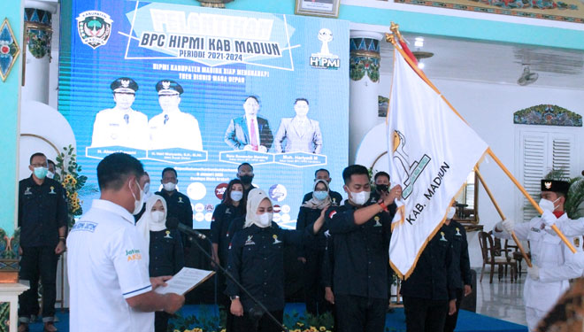 BPC HIPMI Kabupaten Madiun Dilantik, Bupati: Jangan Banyak Diskusi, Perbanyak Eksekusi 