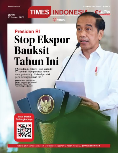 Edisi Senin, 10 Januari 2022: E-Koran, Bacaan Positif Masyarakat 5.0
