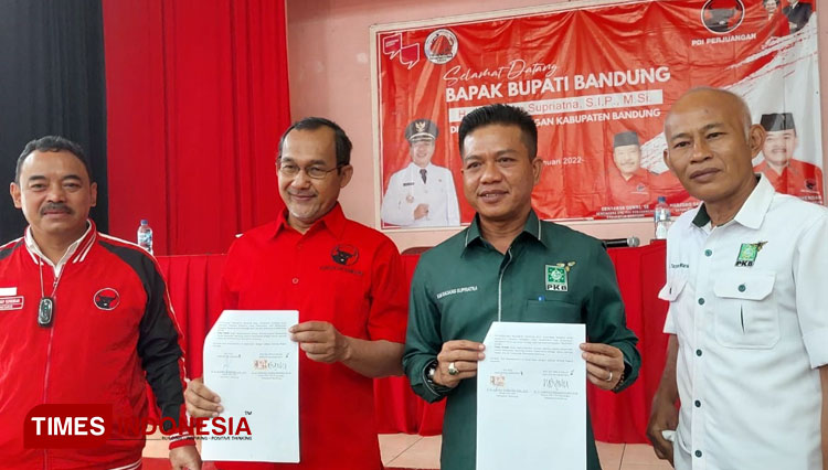 Bangun Kabupaten Bandung, PKB-PDI Perjuangan Teken Kesepahaman