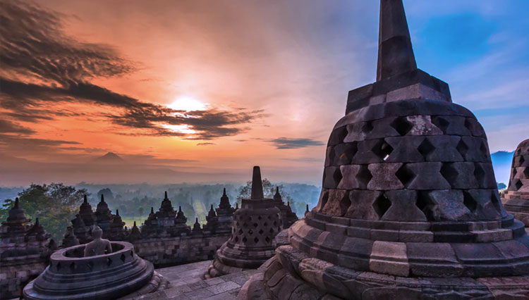 Borobudur, One of the Iconic Temples of Indonesia