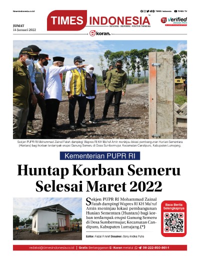  	Edisi Jumat, 14 Januari 2022: E-Koran, Bacaan Positif Masyarakat 5.0 