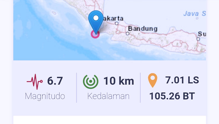 Soal Gempa Banten, Ini Penjelasan Resmi BMKG