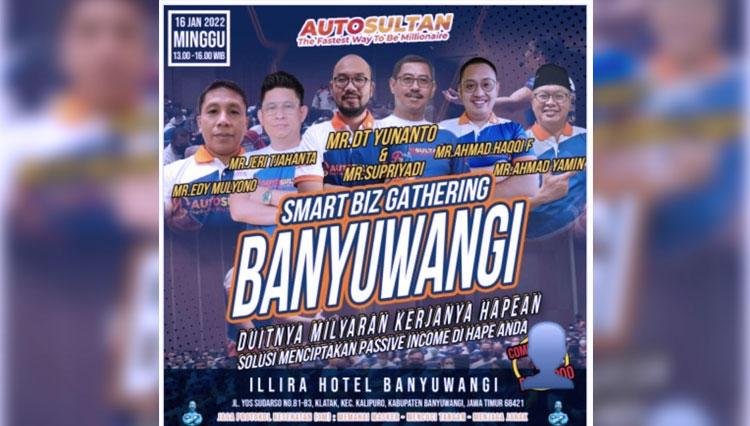 Besok, Team Autosultan Siap Bantu Masyarakat Banyuwangi Jadi Sultan Bareng-bareng