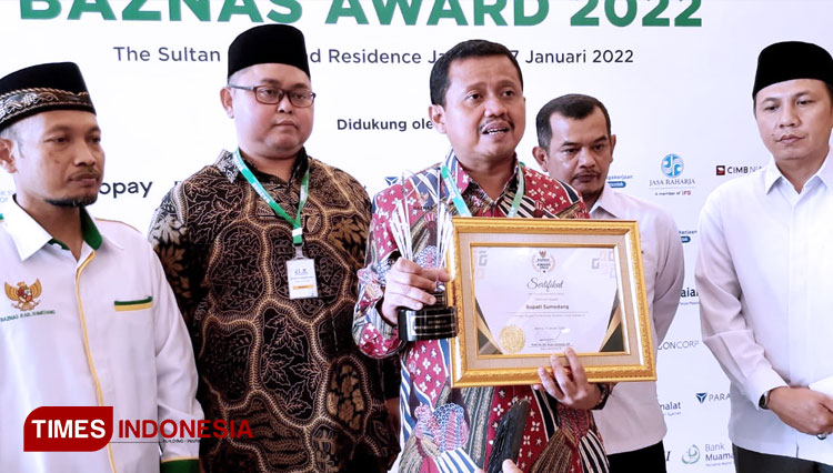 BAZNAS Sumedang Raih 2 Penghargaan di BAZNAS Award 2022