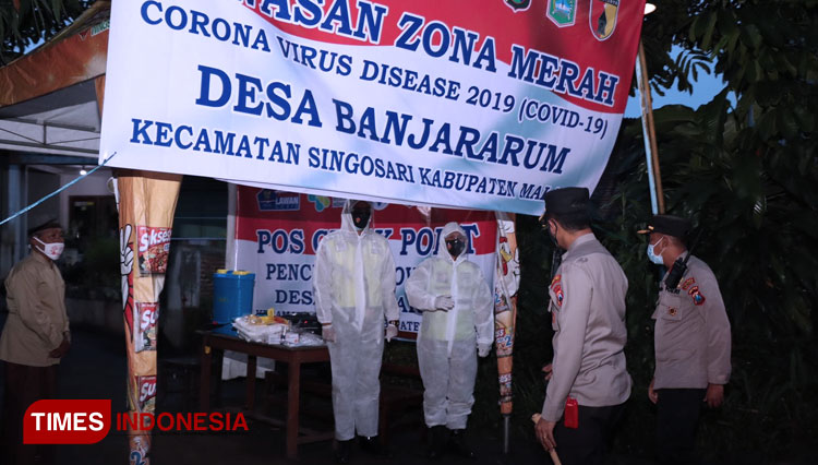 Warga Terpapar Omicron, Pemkab Malang Awasi Zona Merah Covid-19 di Desa Banjararum