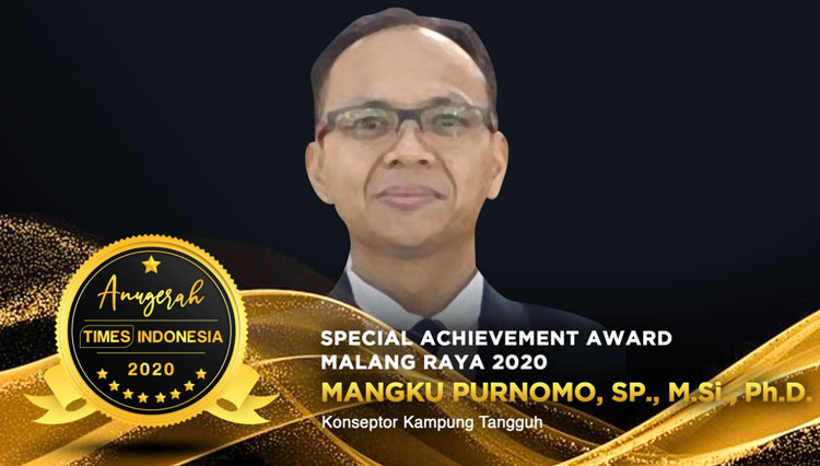 Inisiasi Kampung Tangguh, Mangku Purnomo Raih Special Achievement ATI 2020