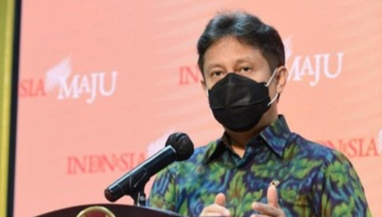 Menteri Kesehatan RI, Budi Gunadi Sadikin saat memberikan keterangan pers di Jakarta (foto: Dokumen/Setkab)