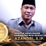 Azandri, Sosok Ketua DPRD yang Raih Positive News Maker Musi Rawas 2021