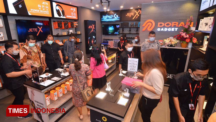 Store JETE di salah satu mall di Surabaya. (Dok.TIMES Indonesia)