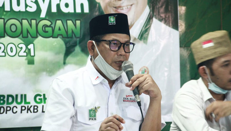 Ketua DPRD Lamongan sekaligus Ketua DPC PKB Lamongan Abdul Ghofur (Foto : Moch. Nuril Huda/TIMES Indonesia) 