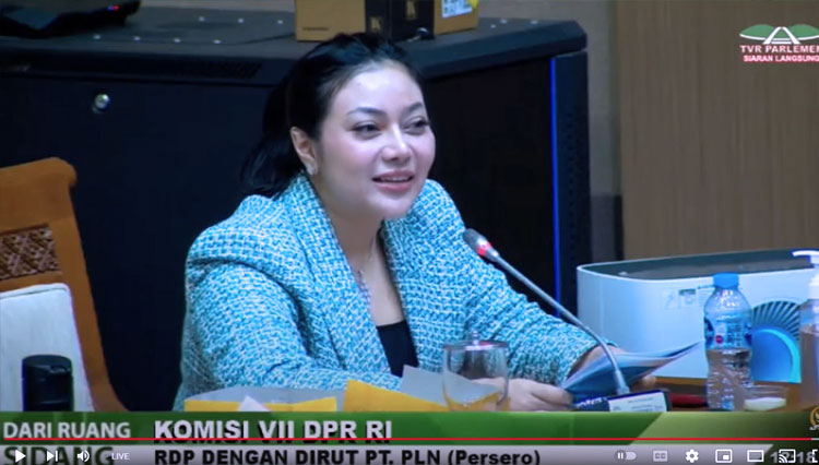 Anggota Komisi VII DPR RI Paramitha Widya Kusuma SE MM - (FOTO: Tangkapan layar YouTube @Komisi VII DPR RI)