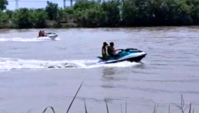Tak Perlu Ke Bali, di Sidoarjo Ada Wisata Jetski