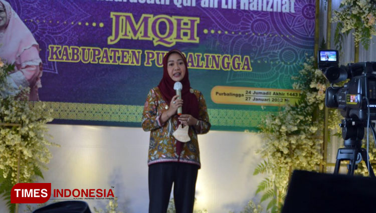 Bupati Purbalingga Dyah Hayuning Pratiwi SE BEcon MM. (FOTO : Humas Pemkab Purbalingga For TIMES Indonesia)