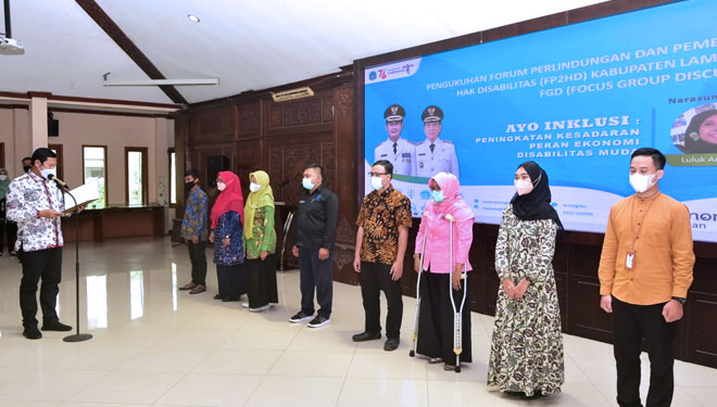 Pemkab Lamongan Beri Ruang Gerak Disabilitas untuk Salurkan Inovasi dan Kreativitas