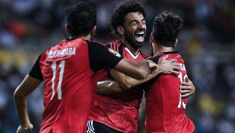 M. Salah saat antar Mesir ke perempat final piala Afrika. (FOTO: Instagram M. Salah)