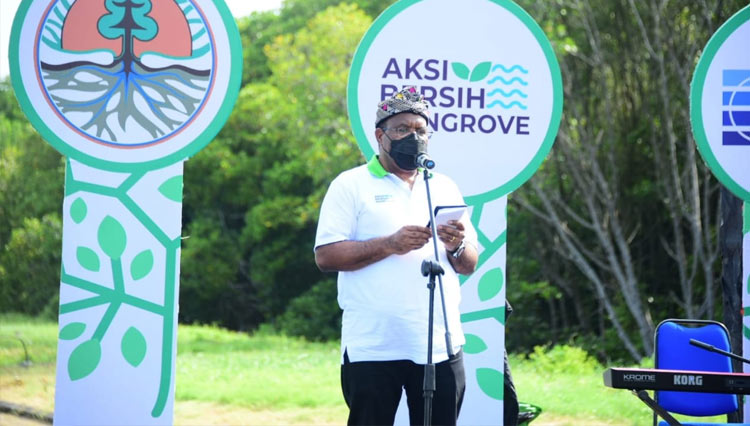 Kementerian PUPR RI Optimalkan Penggunaan Material Alami dalam Penataan Kawasan Mangrove Ngurah Rai