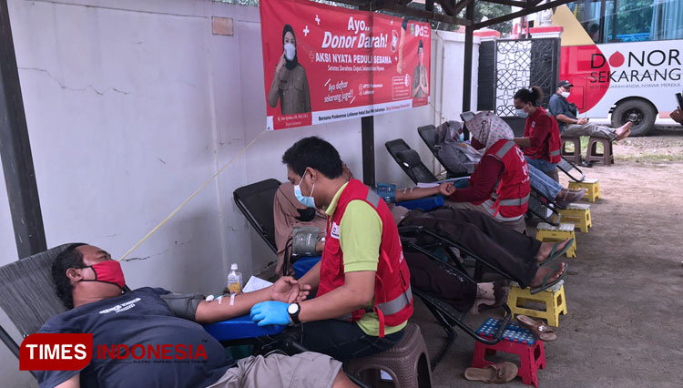 Bantu Stok Darah PMI, Puskesmas Lohbener Indramayu Giatkan Donor Darah Rutin