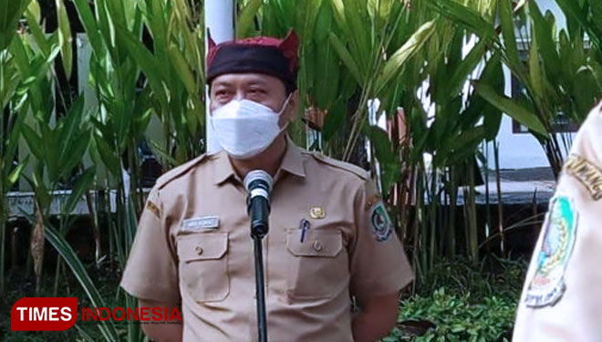 Plt. Kepala Dinas Kesehatan Banyuwangi, Amir Hidayat (Foto : Rizki Alfian/ TIMESIndonesia)