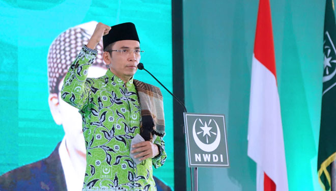 TGB Muhammad Zainul Majdi kembali memimpin Pengurus Besar Nahdlatul Wathan Diniyah Islamiyah (PB NWDI) periode 2022-2027.(Foto: Humas NWDI)