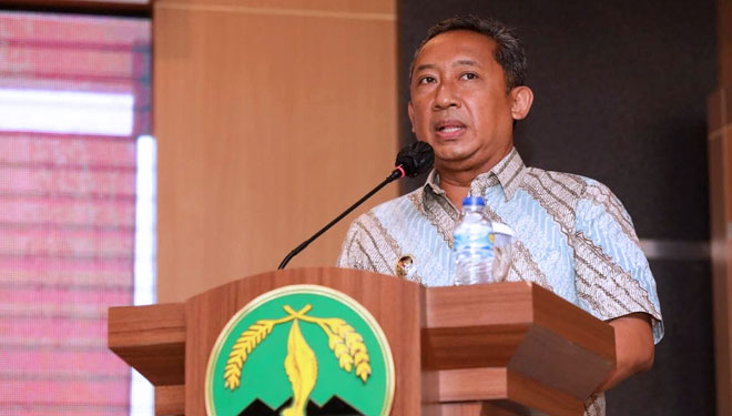 Plt. Wali Kota Bandung Yana Mulyana saat menghadiri kegiatan Penguatan Kompetisi Dakwah Berbasis Kearifan Lokal yang digelar di Paguyuban Pasundan Jalan Sumatera, Minggu (30/1/2022).(Foto: Diskominfo for TIMES Indonesia)