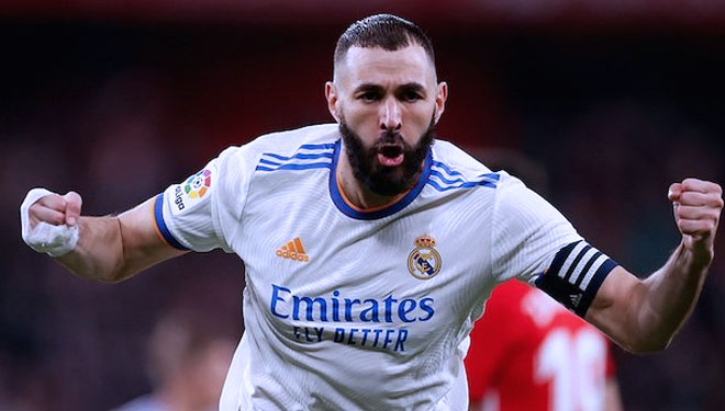 Striker Real Madrid Karim Benzema. (Foto: AP Photo)
