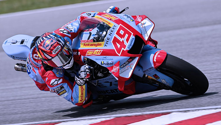Logo Wonderful Indonesia yang menempel di motor balap Ducati Gresini. (Foto: Gresini Racing)