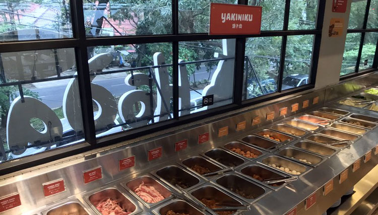 Ragam menu daging di Hodai AYCE (FOTO: Twitter)