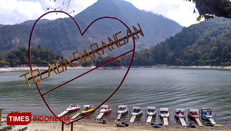Telaga Sarangan di Kecamatan Palosan, Kabupaten Magetan. (Foto: M Kilat/TIMES Indonesia)