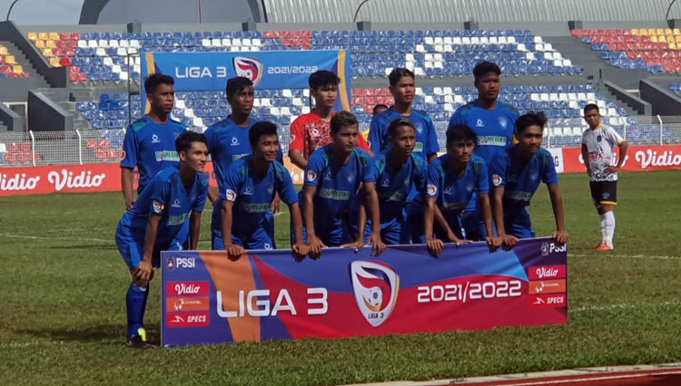 Perslobar Lombok Barat mengawali laga perdana grup B Liga 3 Nasional musim 2021 dengan hasil positif. (Foto: Humas Perslobar)