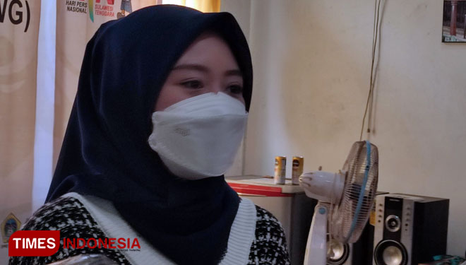 Amelia Firnanda Anwar, Ketua Muda Nasdem Gresik. (Foto: Akmal/TIMES Indonesia)