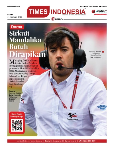Edisi Senin, 14 Februari 2021: E-Koran, Bacaan Positif Masyarakat 5.0
