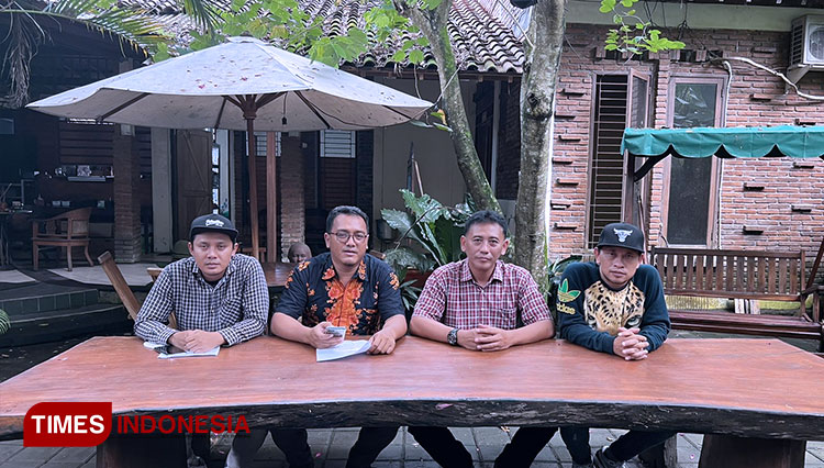 Laskar PDI Perjuangan Kota Yogyakarta meminta maaf atas insiden di Magelang. (FOTO: Fajar Rianto/TIMES Indonesia)