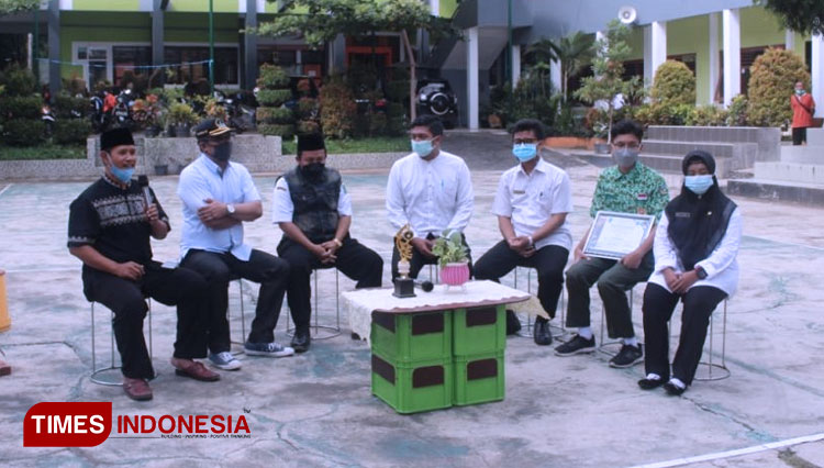 Kegiatan sosialisasi Granat, di smpn 2 pandaan. (FOTO: AJP TIMES Indonesia)