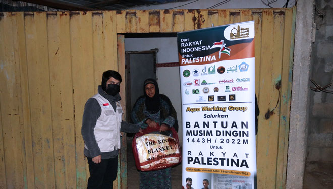 Aqsa Working Group Salurkan Bantuan Musim Dingin untuk Warga Palestina